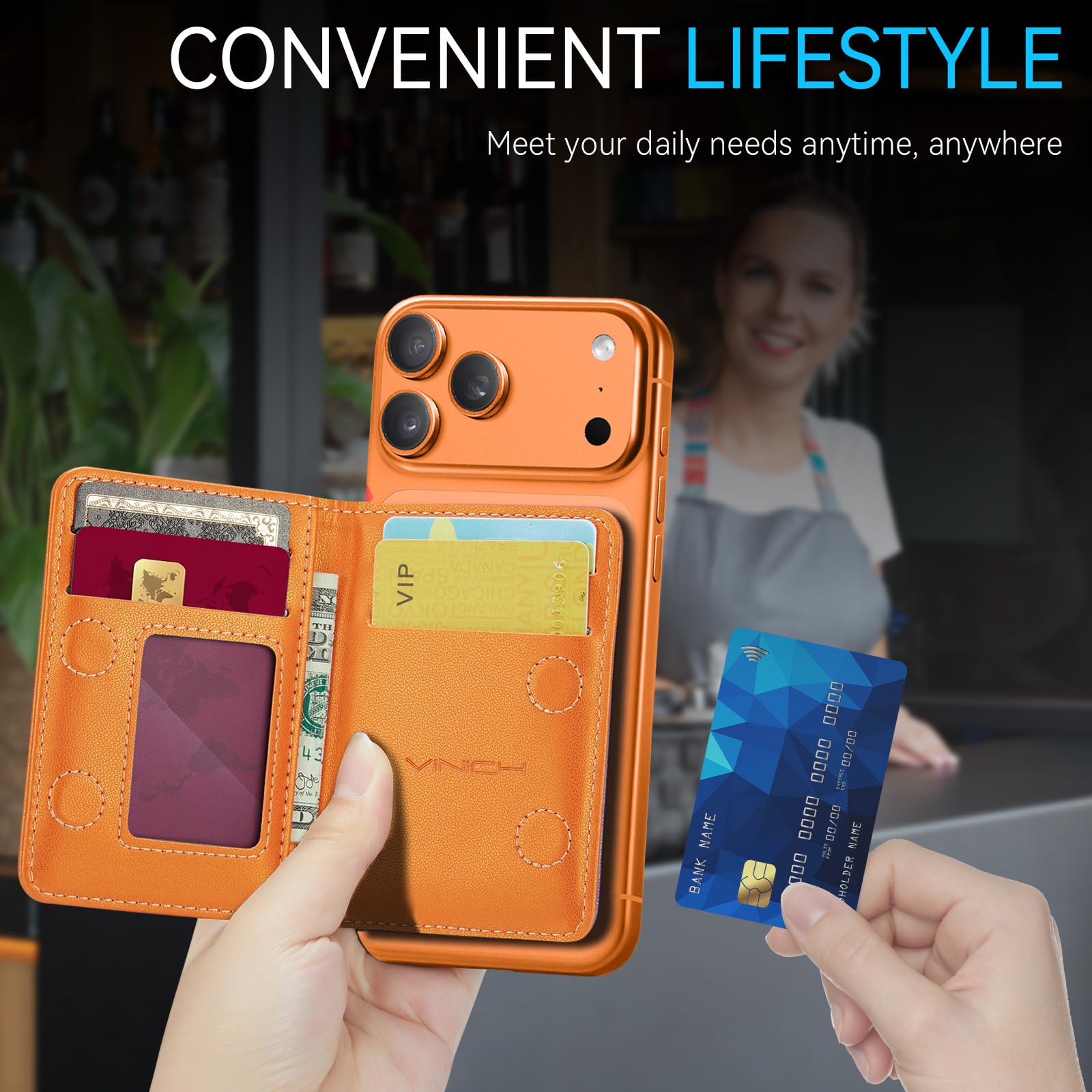 Magsafe Wallet - Orange
