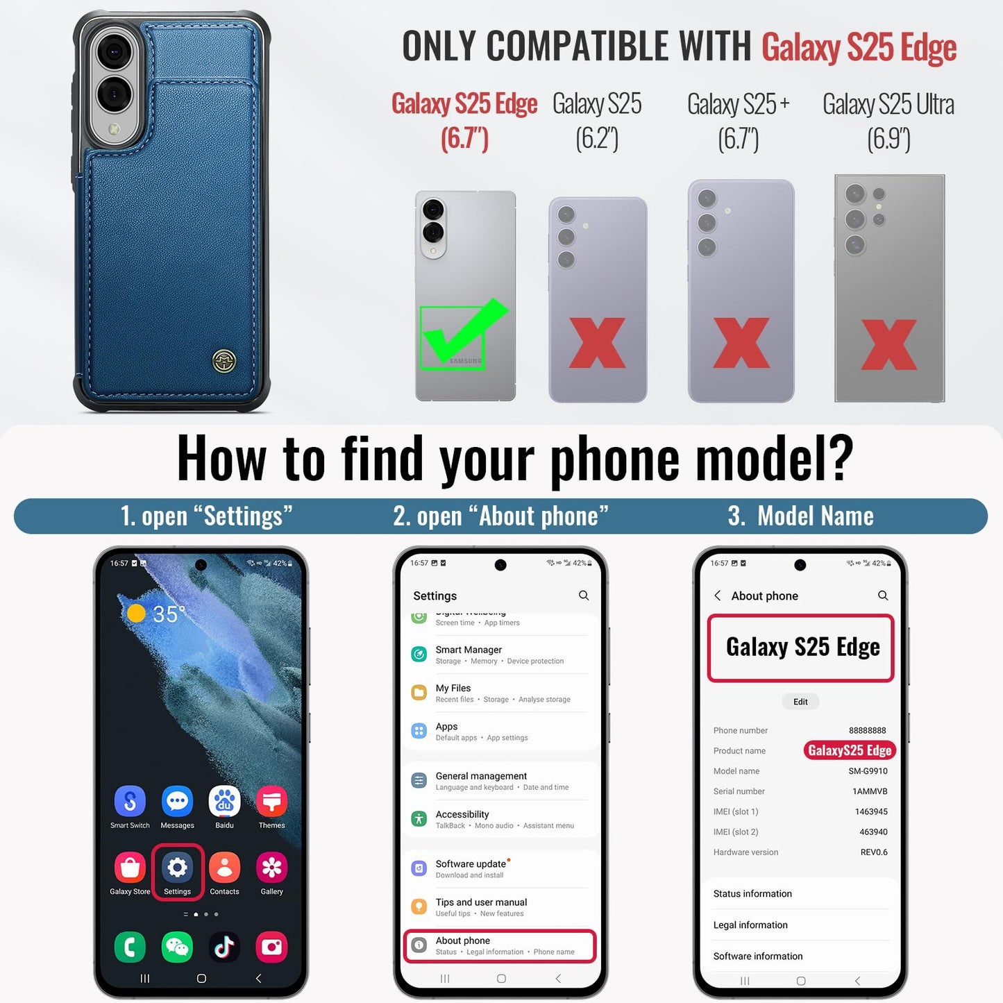 Samsung Galaxy S25 Edge - Blue