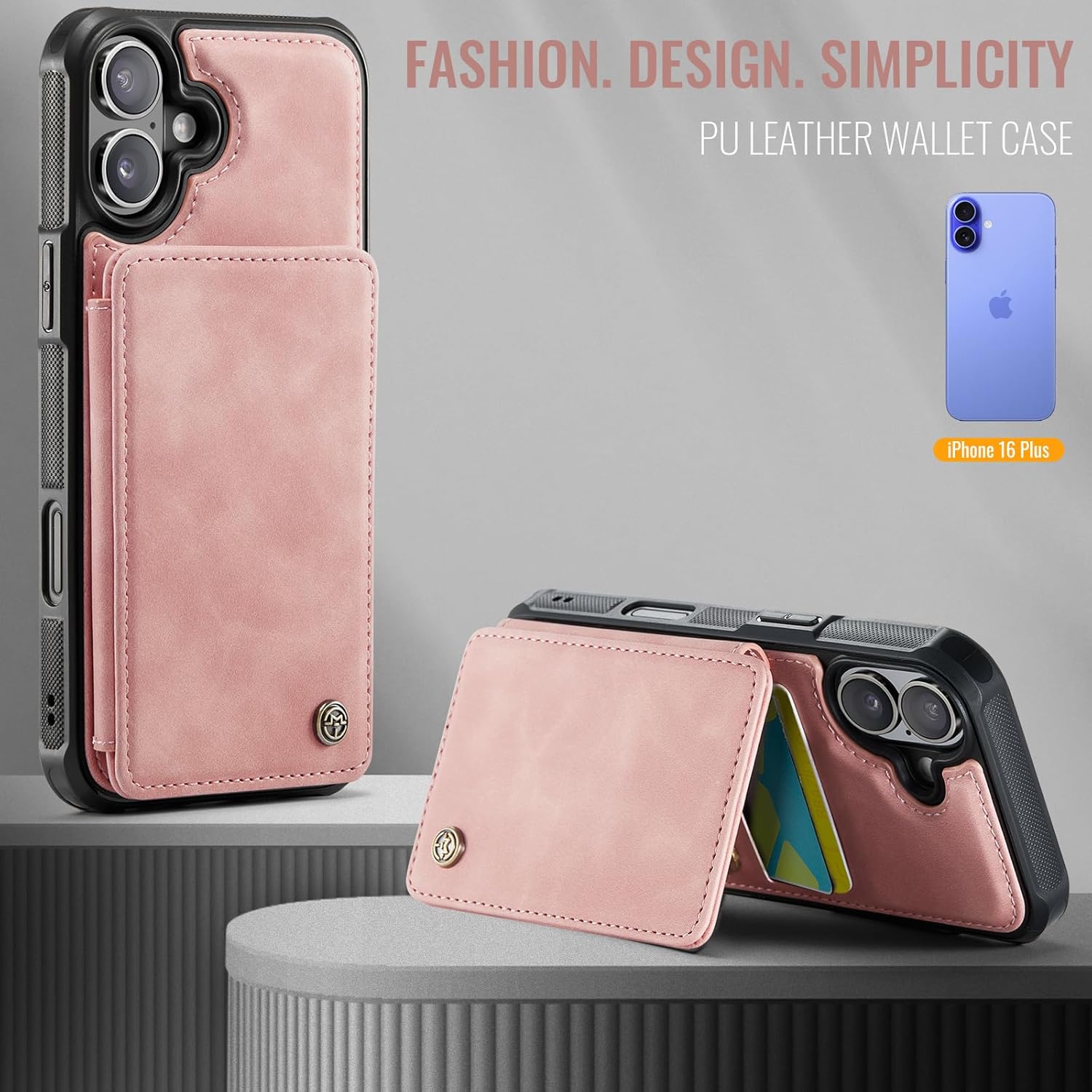 Vinich Apple iPhone 16 Plus - Rose Pink