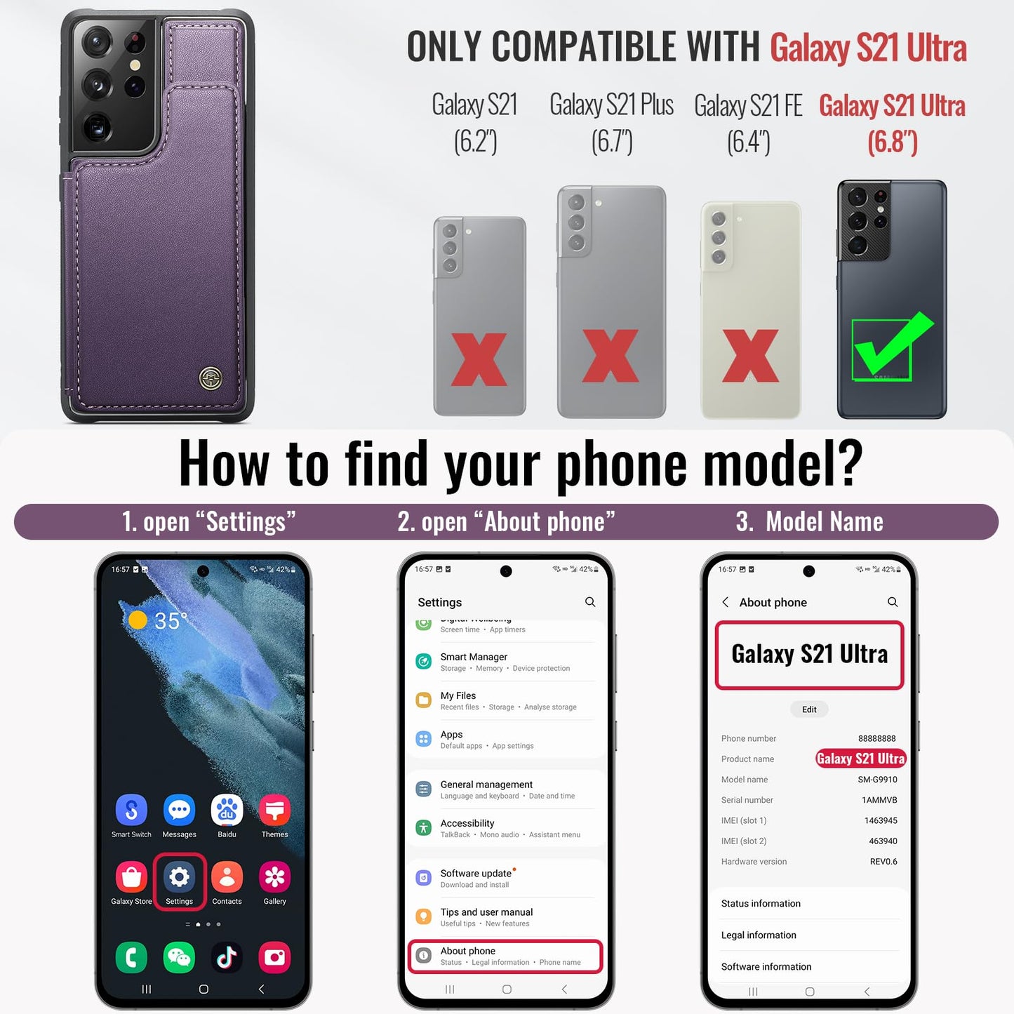 Samsung Galaxy S21 Ultra - Purple