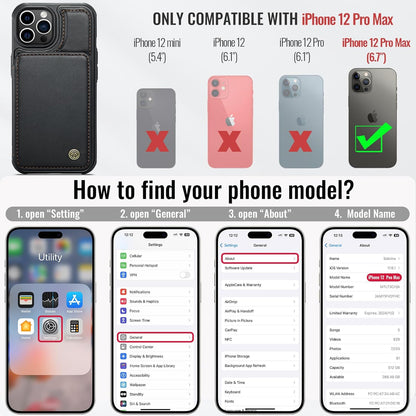 Vinich Apple iPhone 12 Pro Max - Black