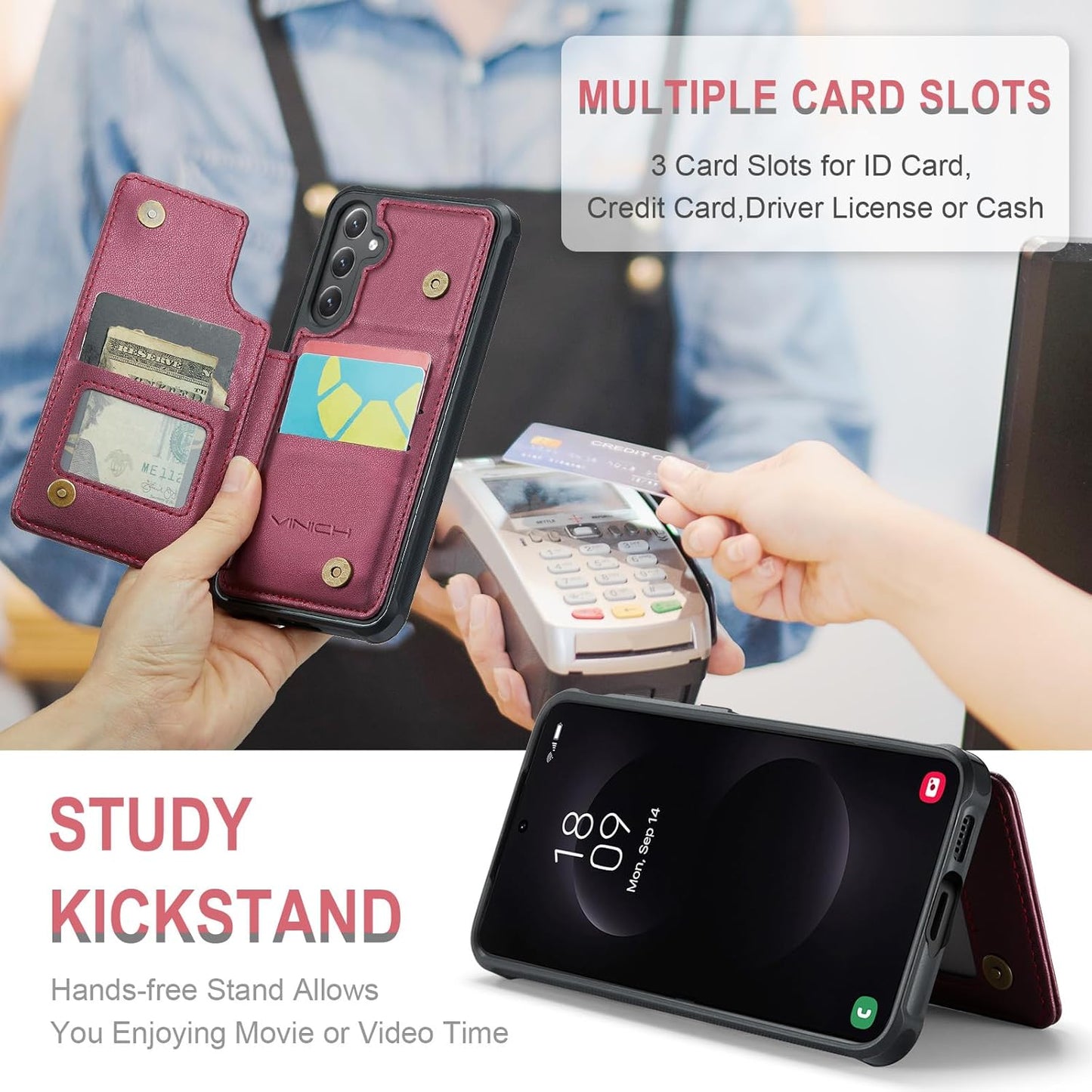 Vinich Samsung Galaxy S26 - Wine Red
