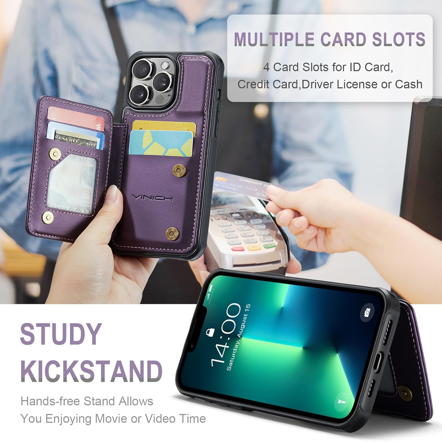 Vinich Apple iPhone 13 Pro - Purple