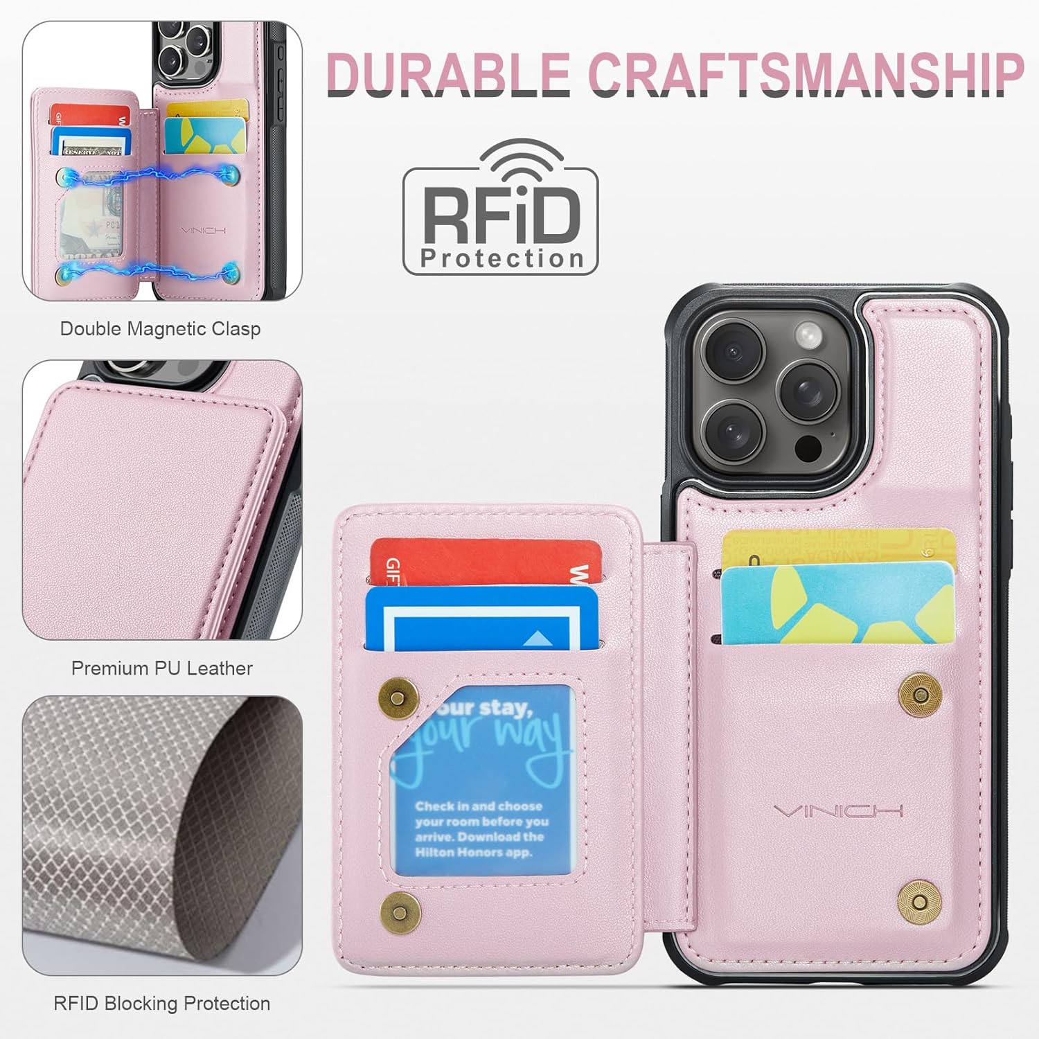 Vinich Apple iPhone 16 Pro Max - Rose Gold