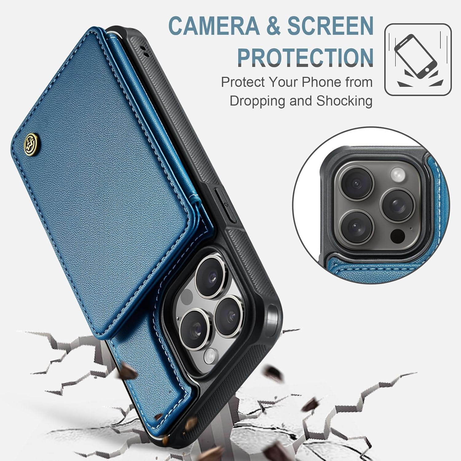 Vinich Apple iPhone 15 Pro - Blue