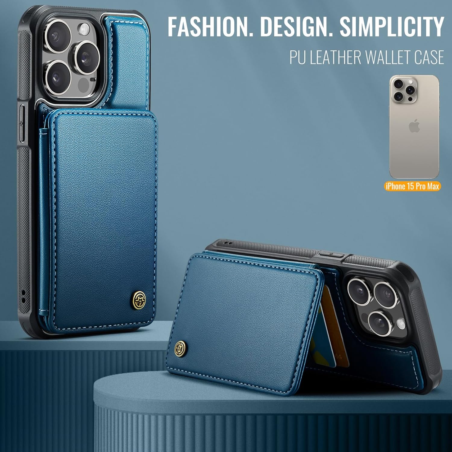 Vinich Apple iPhone 15 Pro Max - Blue