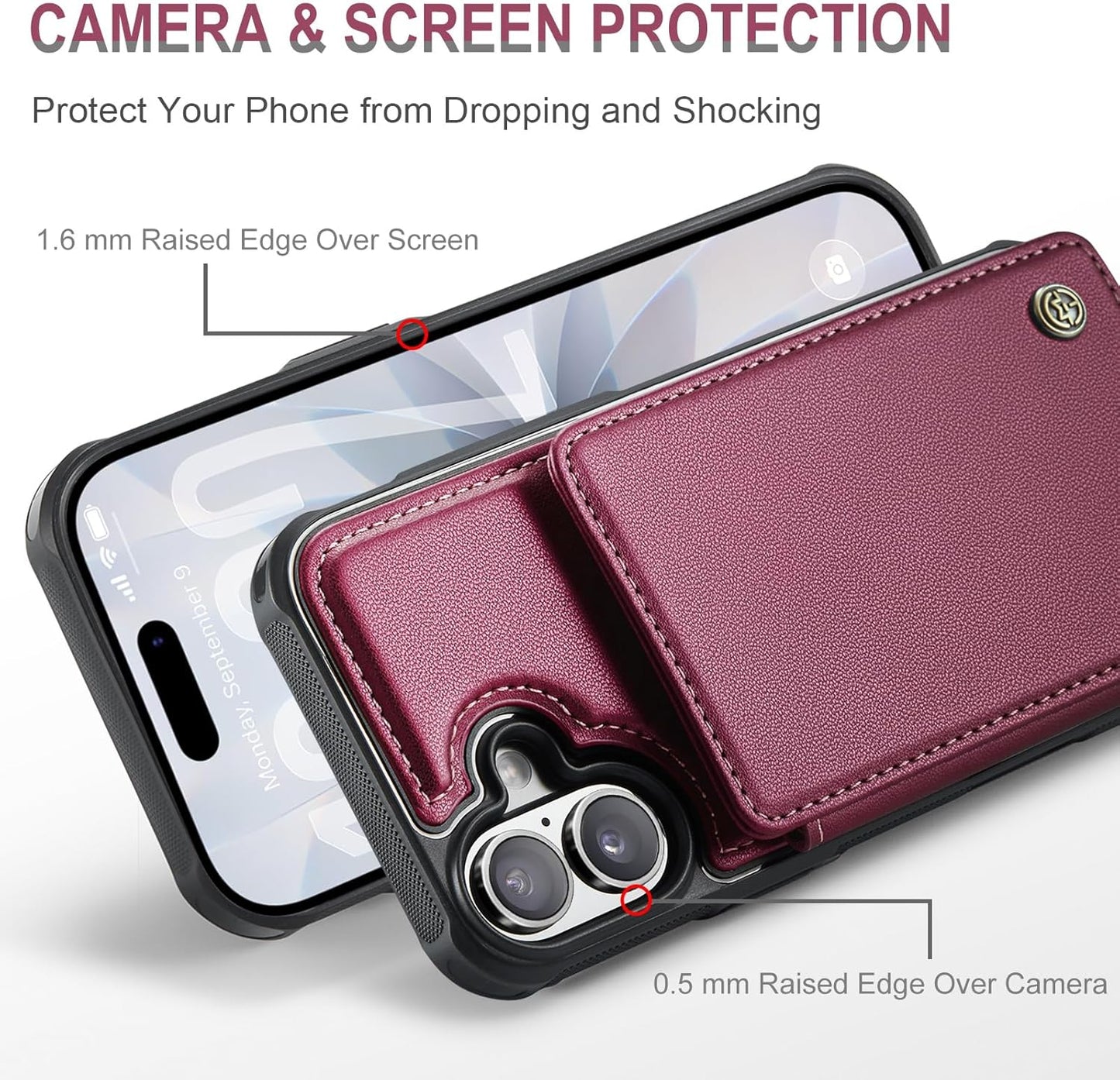 Vinich Apple iPhone 16 - Wine Red