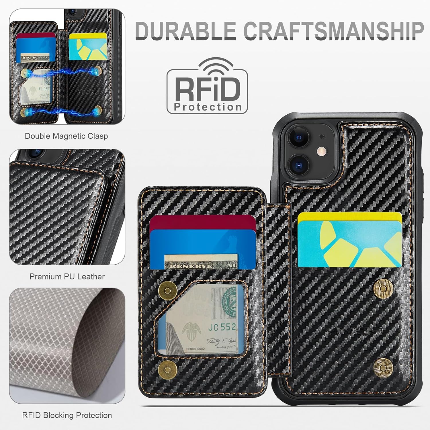 Vinich Apple iPhone 11 - Carbon Black