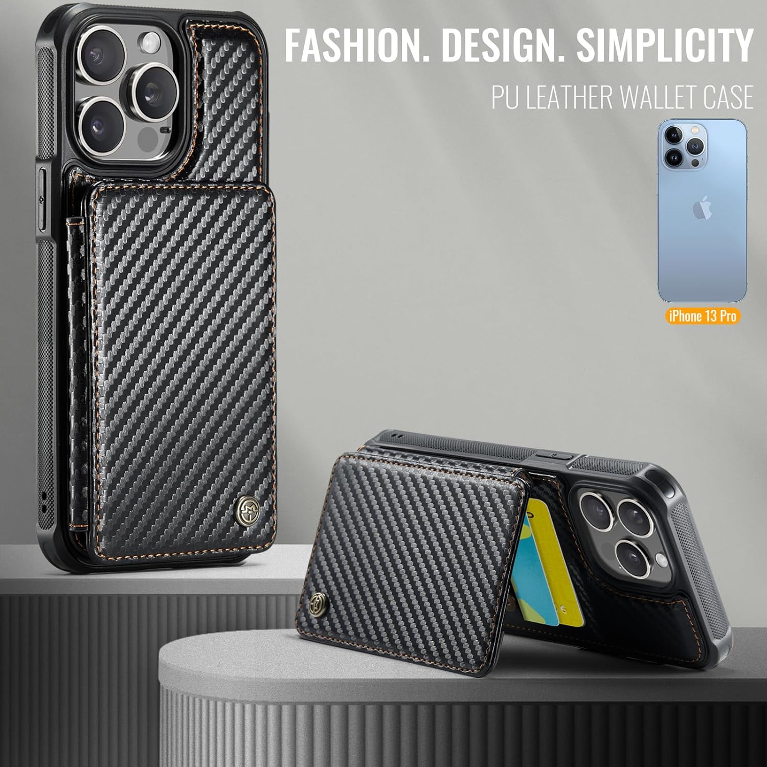 Vinich Apple iPhone 13 Pro - Carbon Black