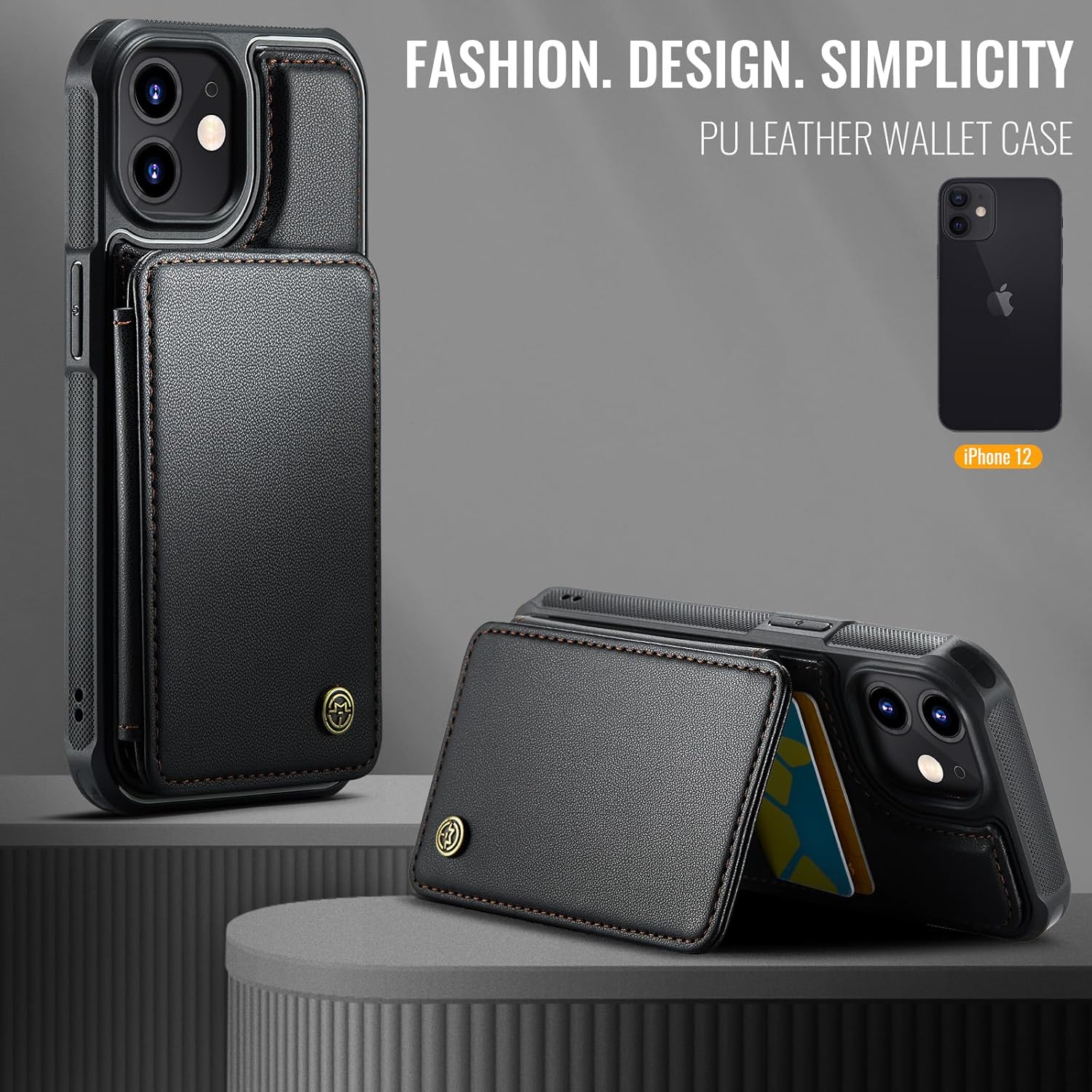 Vinich Apple iPhone 12 - Black