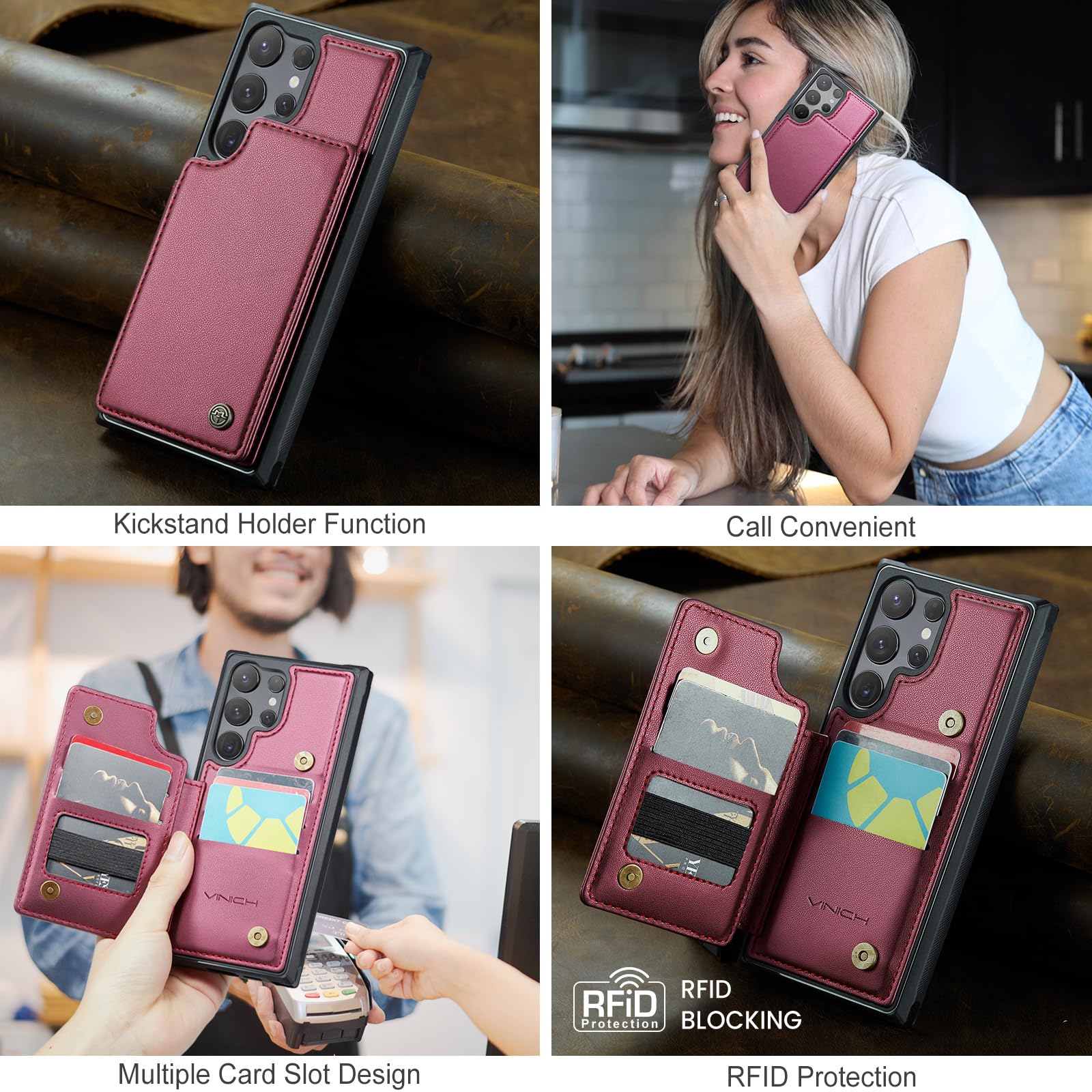 Samsung Galaxy S23 Ultra - Wine Red
