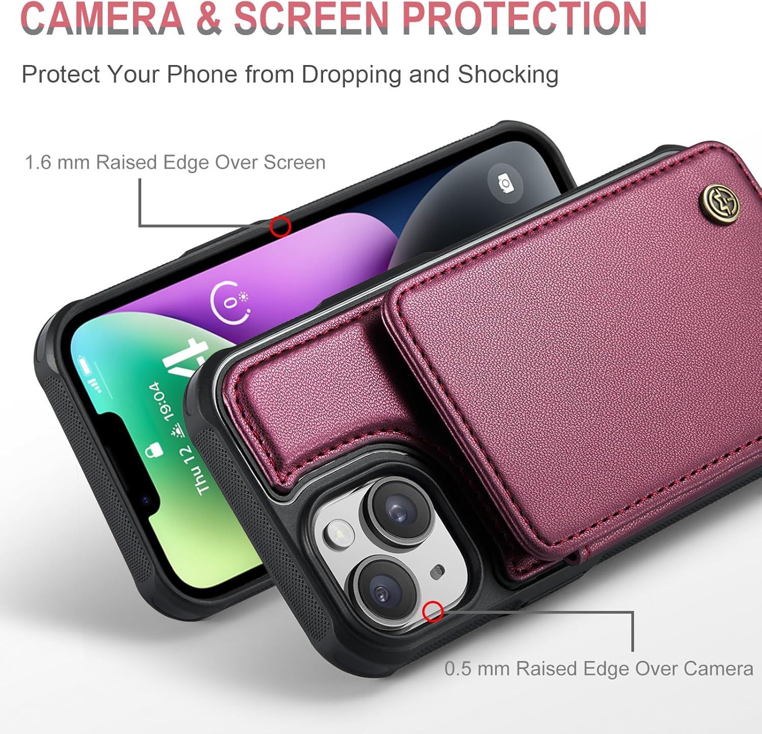 Vinich Apple iPhone 14 Plus - Wine Red
