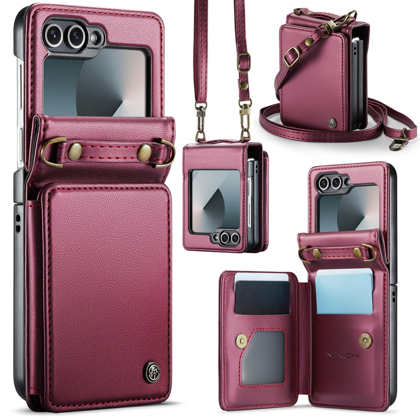 Samsung Galaxy Z Flip 6 - Wine Red