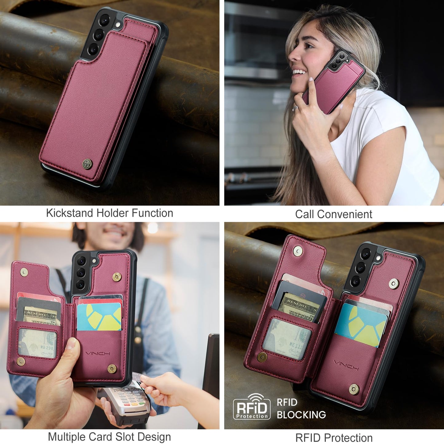 Samsung Galaxy S22 Plus - Wine Red
