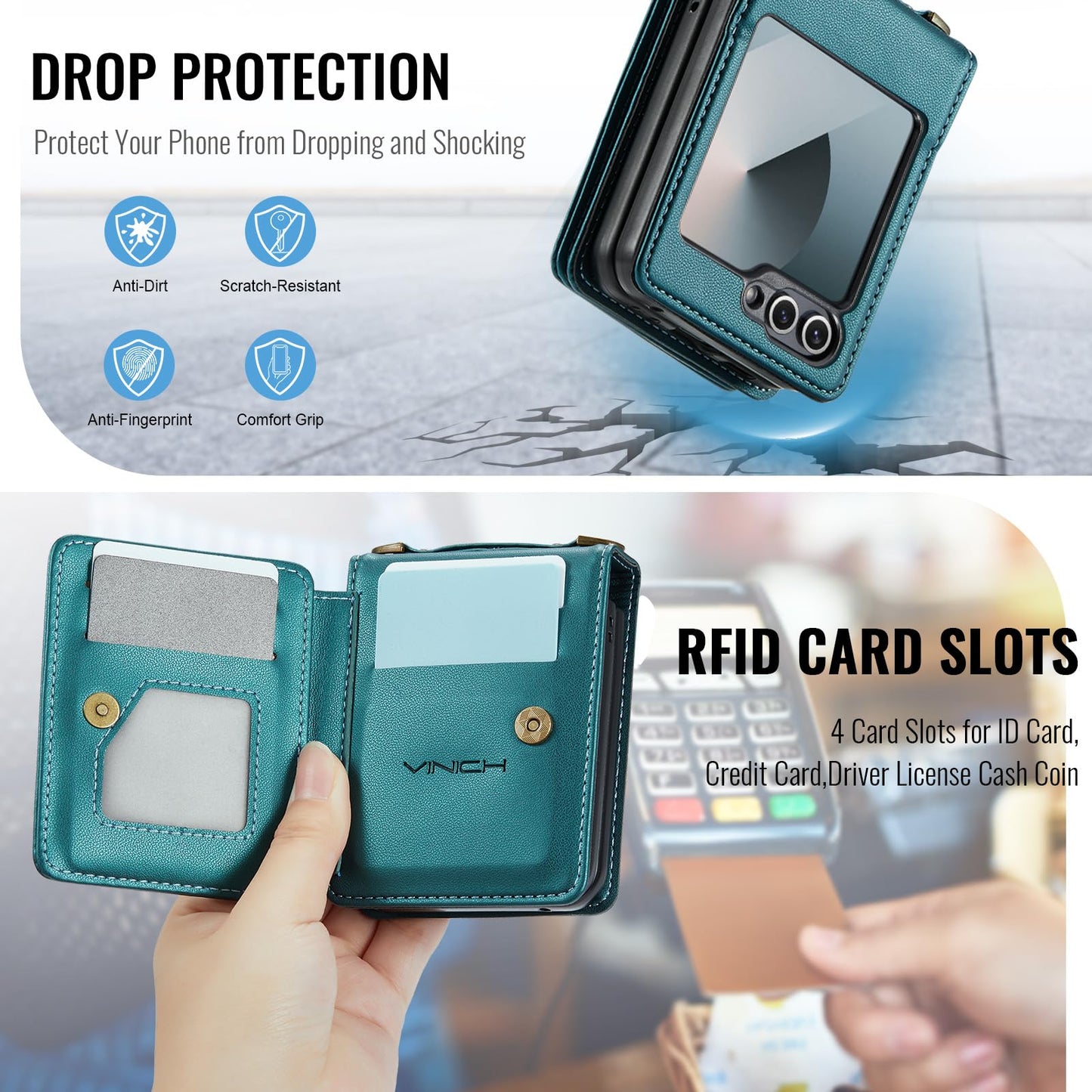 Samsung Galaxy Z Flip 6 - Bluish Green
