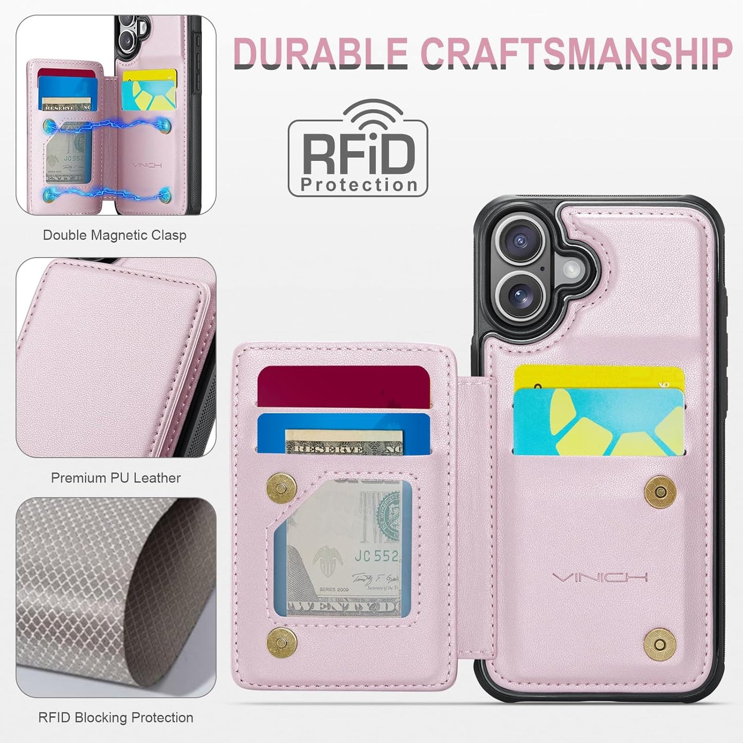Vinich Apple iPhone 16 Plus - Rose Gold