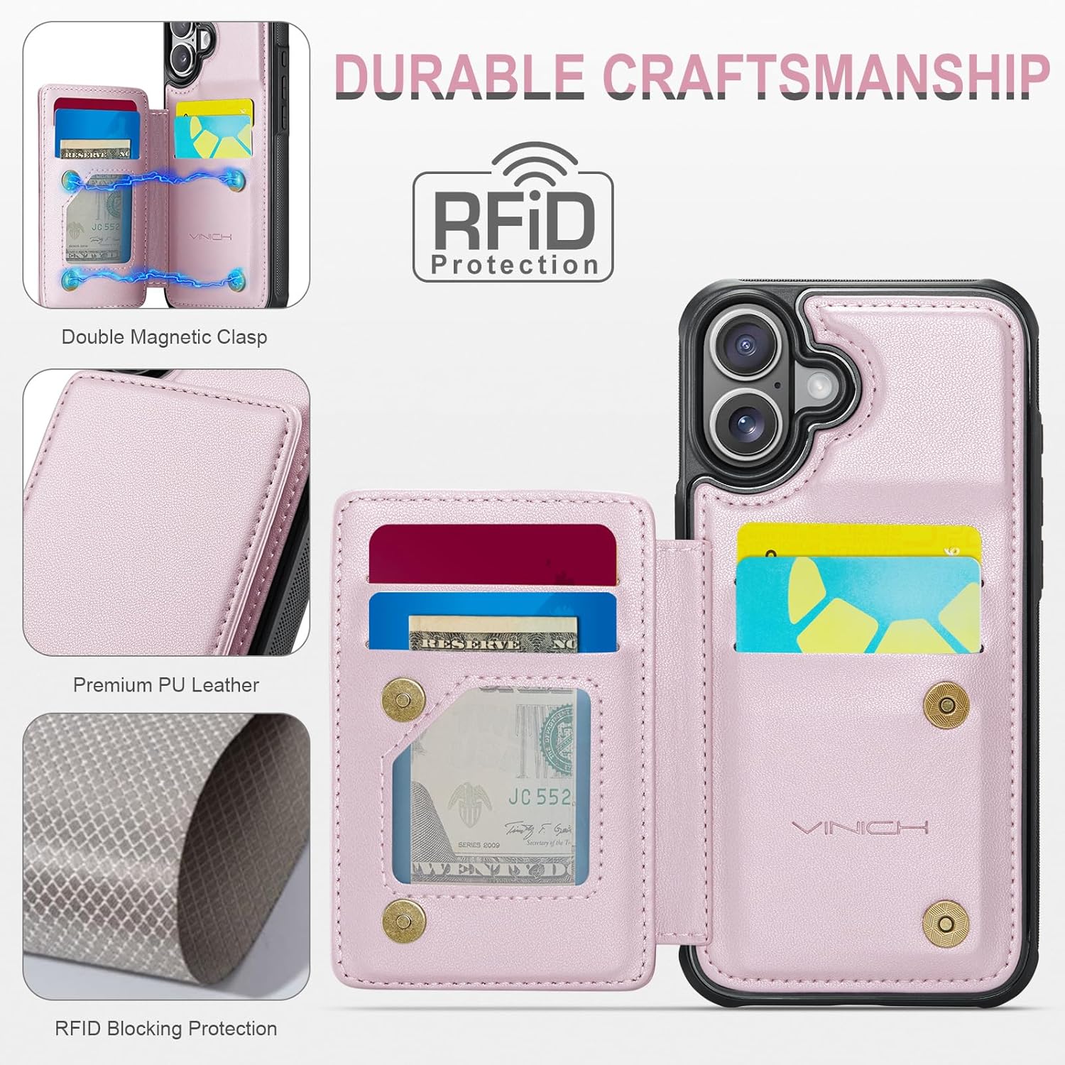 Vinich Apple iPhone 16 Plus - Rose Gold
