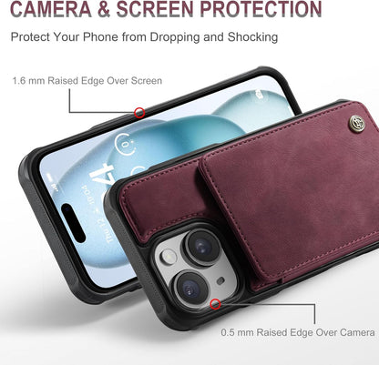 Vinich Apple iPhone 15 Plus - Burgundy