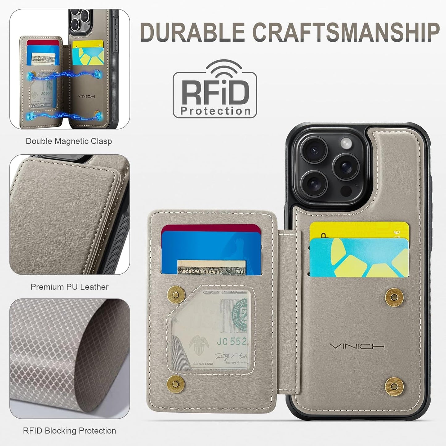 Vinich Apple iPhone 16 Pro - Gray