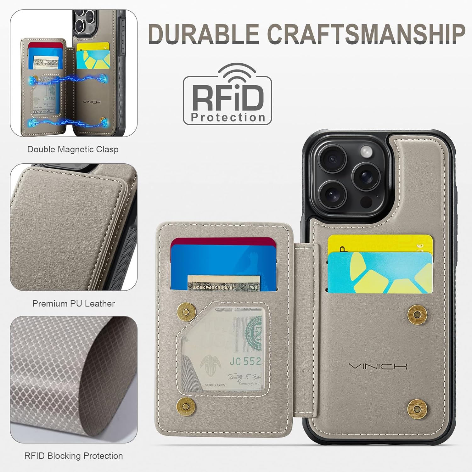 Vinich Apple iPhone 16 Pro - Gray