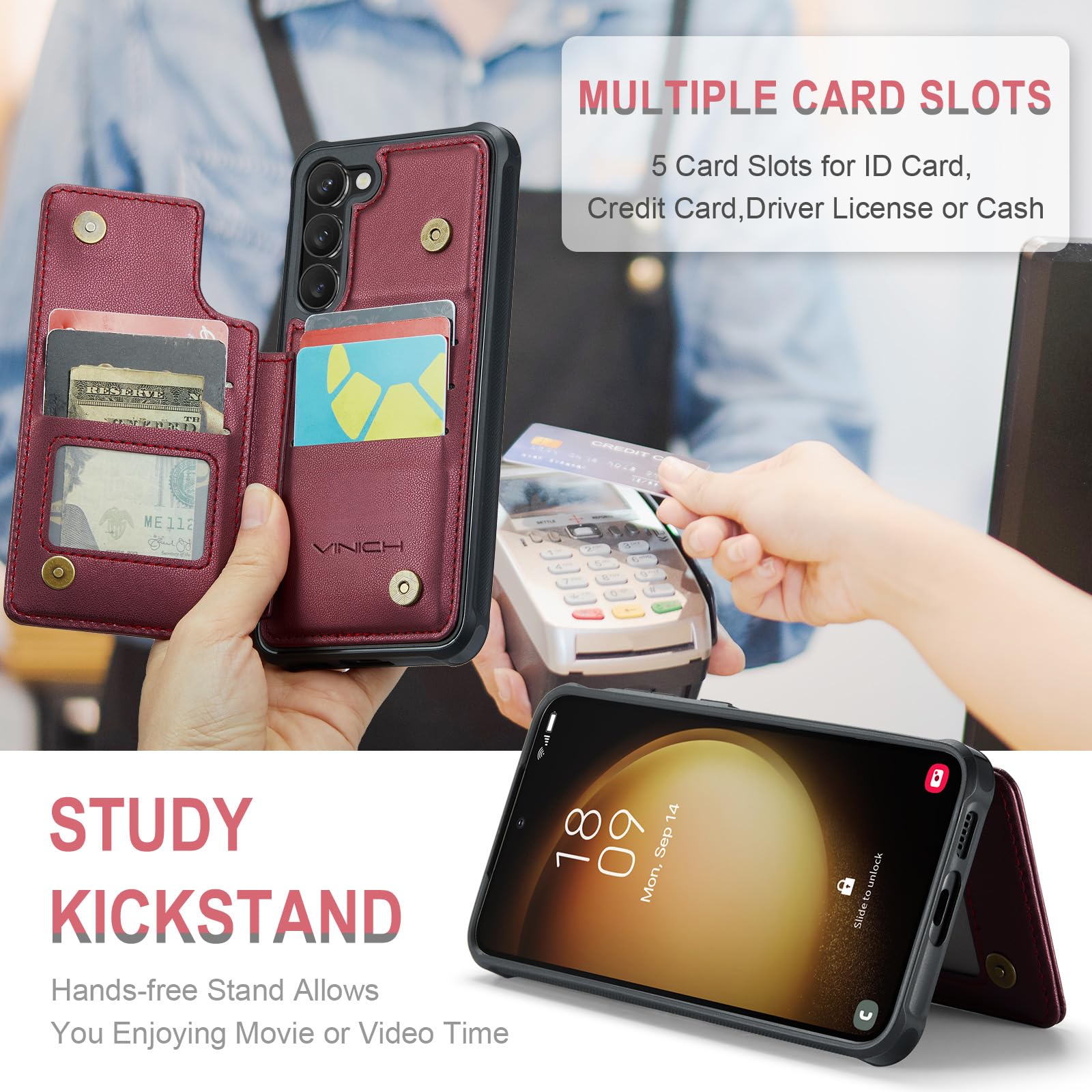 Samsung Galaxy S23 Plus - Wine Red