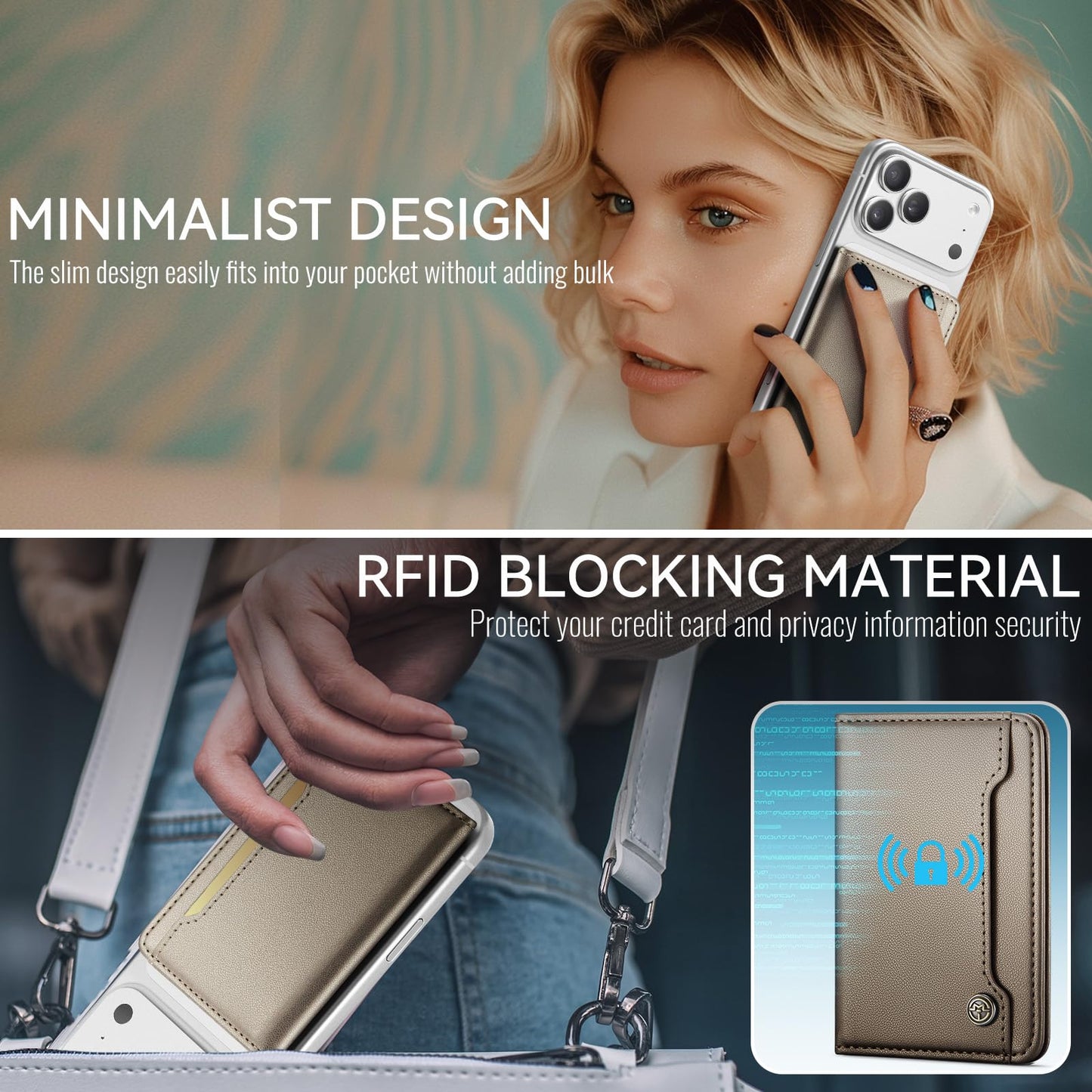 Magsafe Wallet - Desert Titanium
