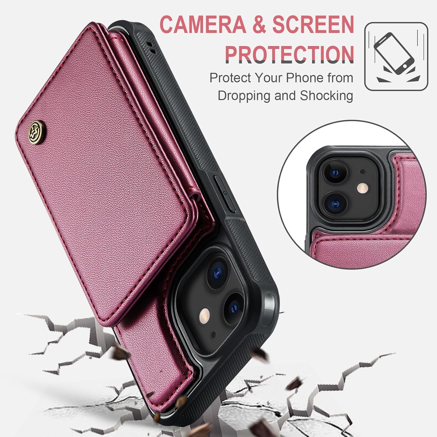 Vinich Apple iPhone 11 - Wine Red
