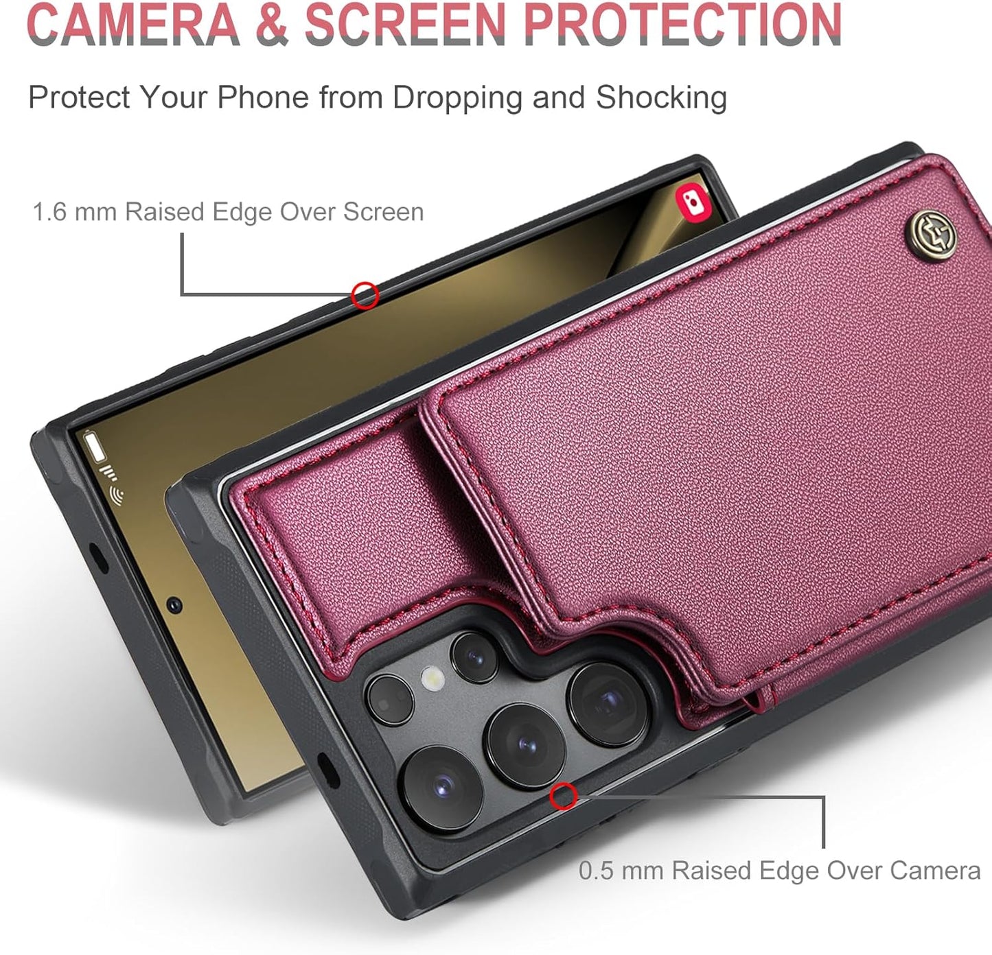 Vinich Samsung Galaxy S25 Ultra - Wine Red