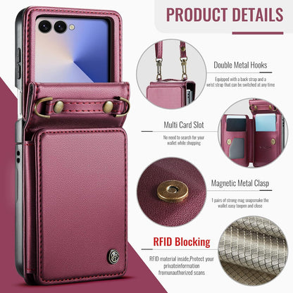Vinich Samsung Galaxy Z Flip 7 - Wine Red