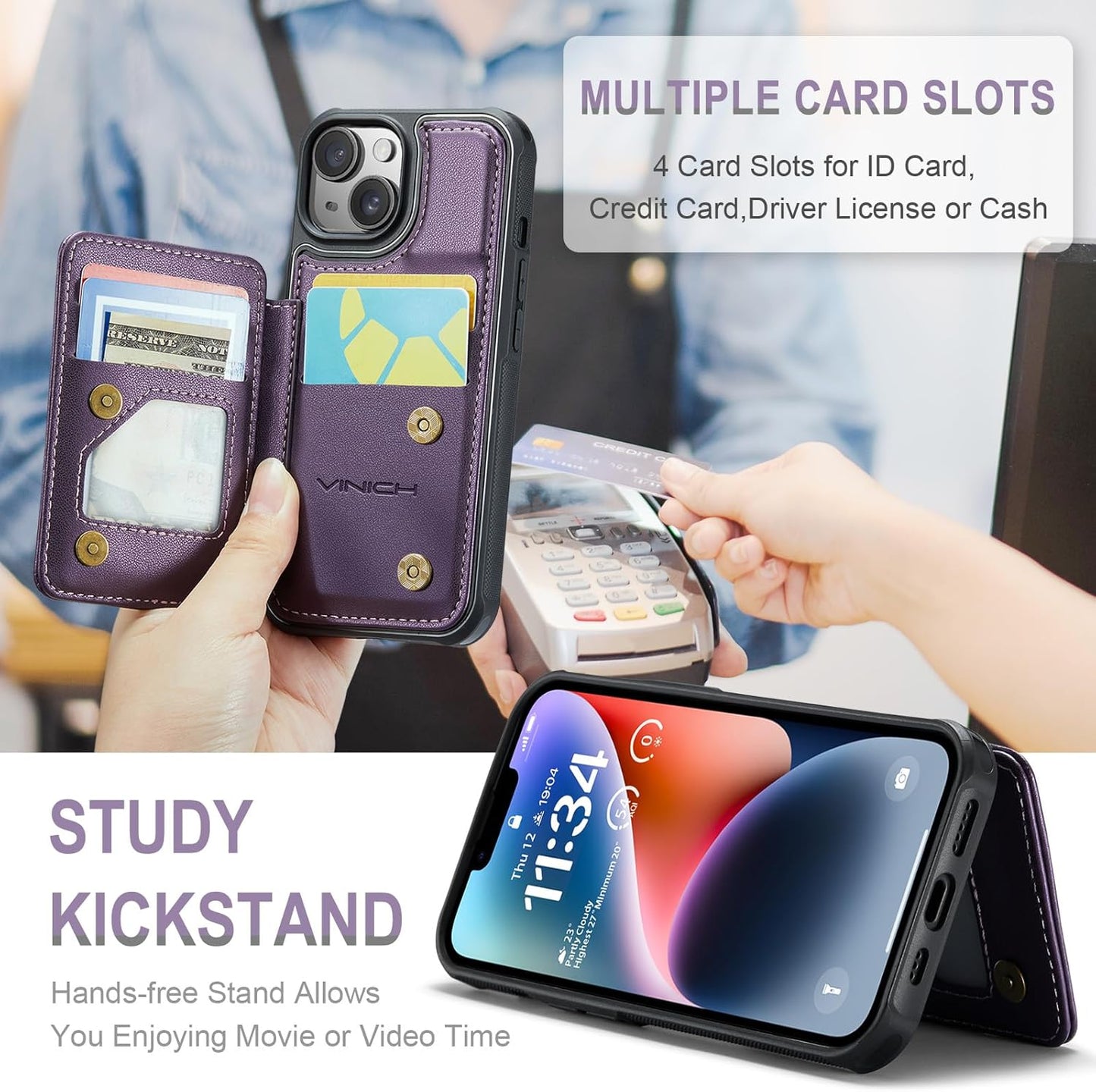 Vinich Apple iPhone 15 - Purple