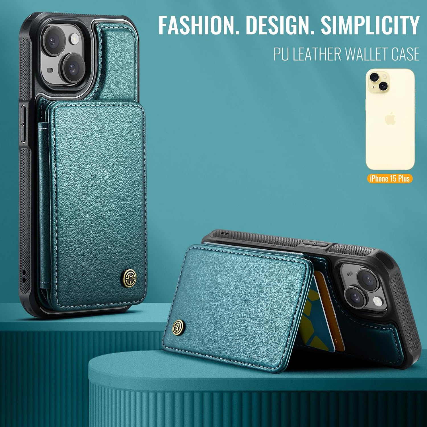 Vinich Apple iPhone 15 Plus - Bluish Green