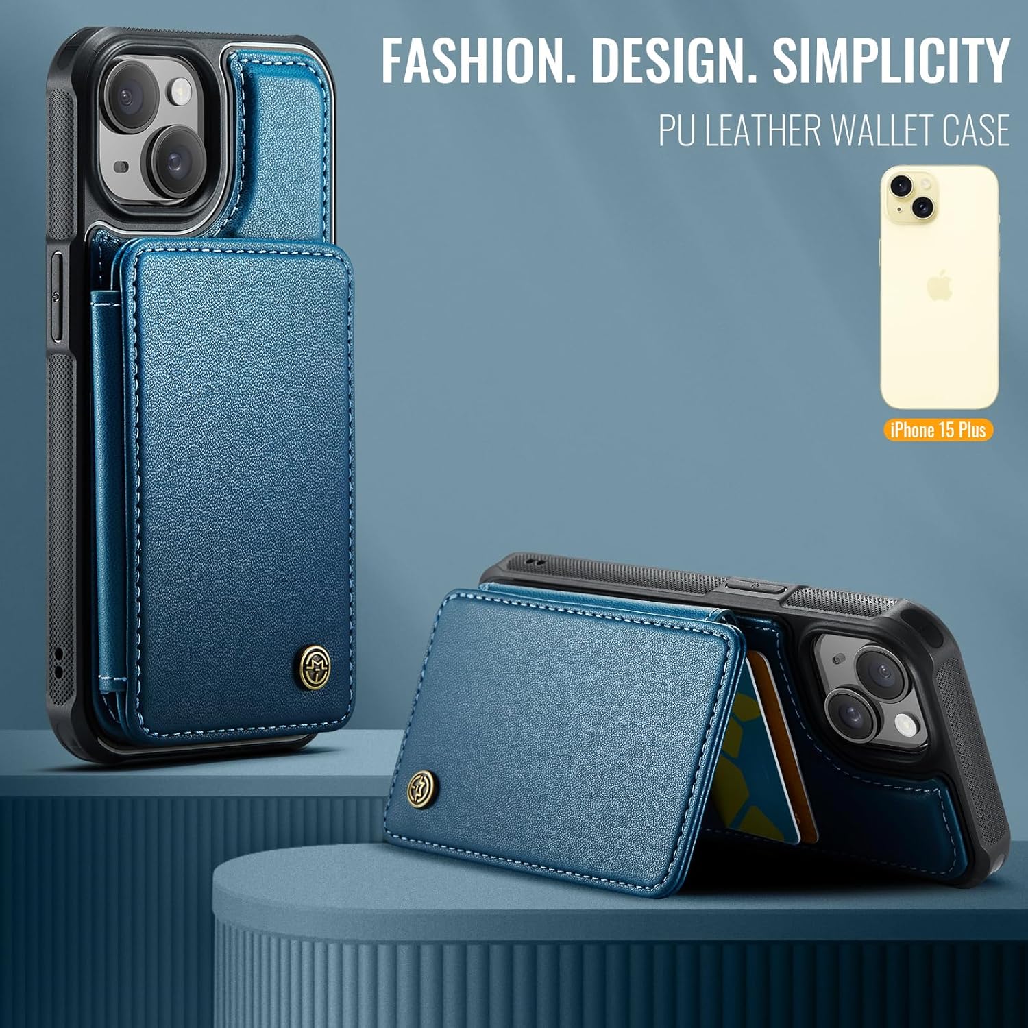 Vinich Apple iPhone 15 Plus - Blue