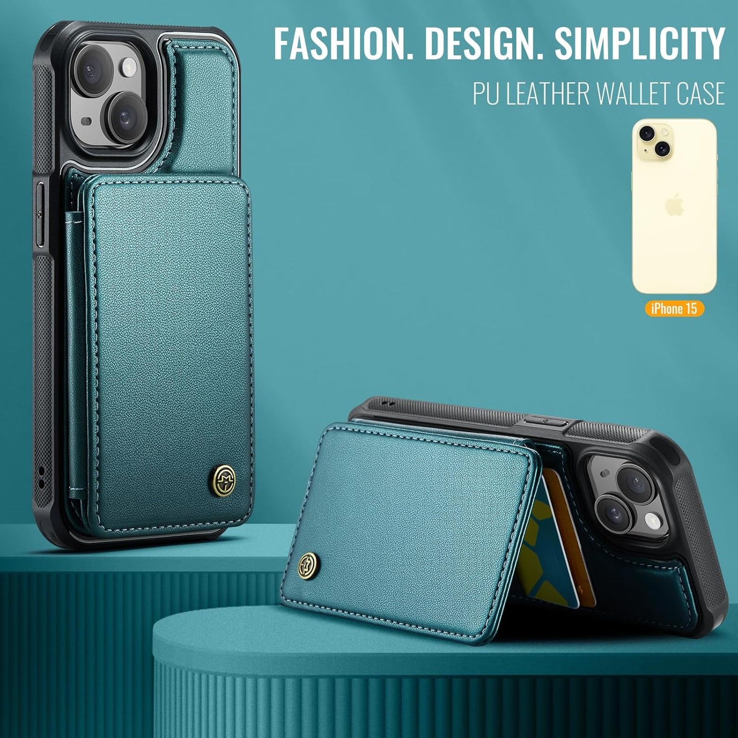 Vinich Apple iPhone 15 - Bluish Green