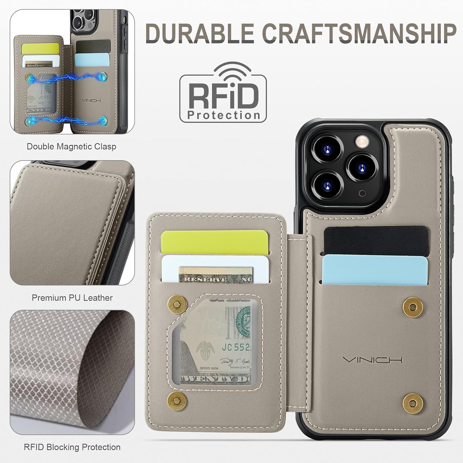 Vinich Apple iPhone 11 Pro Max - Gray