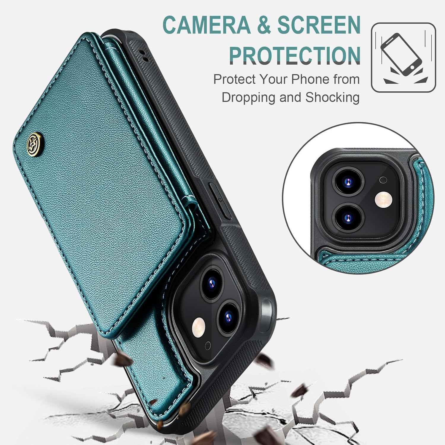 Vinich Apple iPhone 12 - Bluish Green