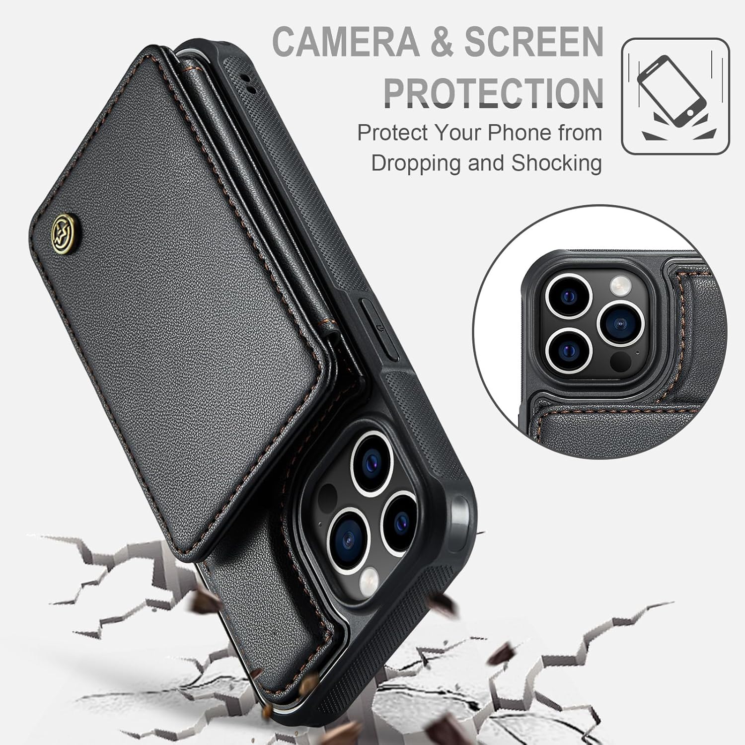 Vinich Apple iPhone 12 Pro Max - Black
