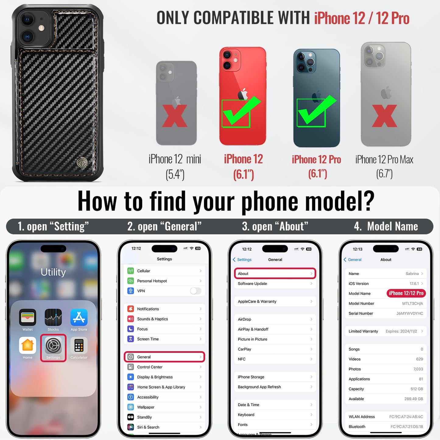 Apple iPhone 12 Pro - Carbon Black