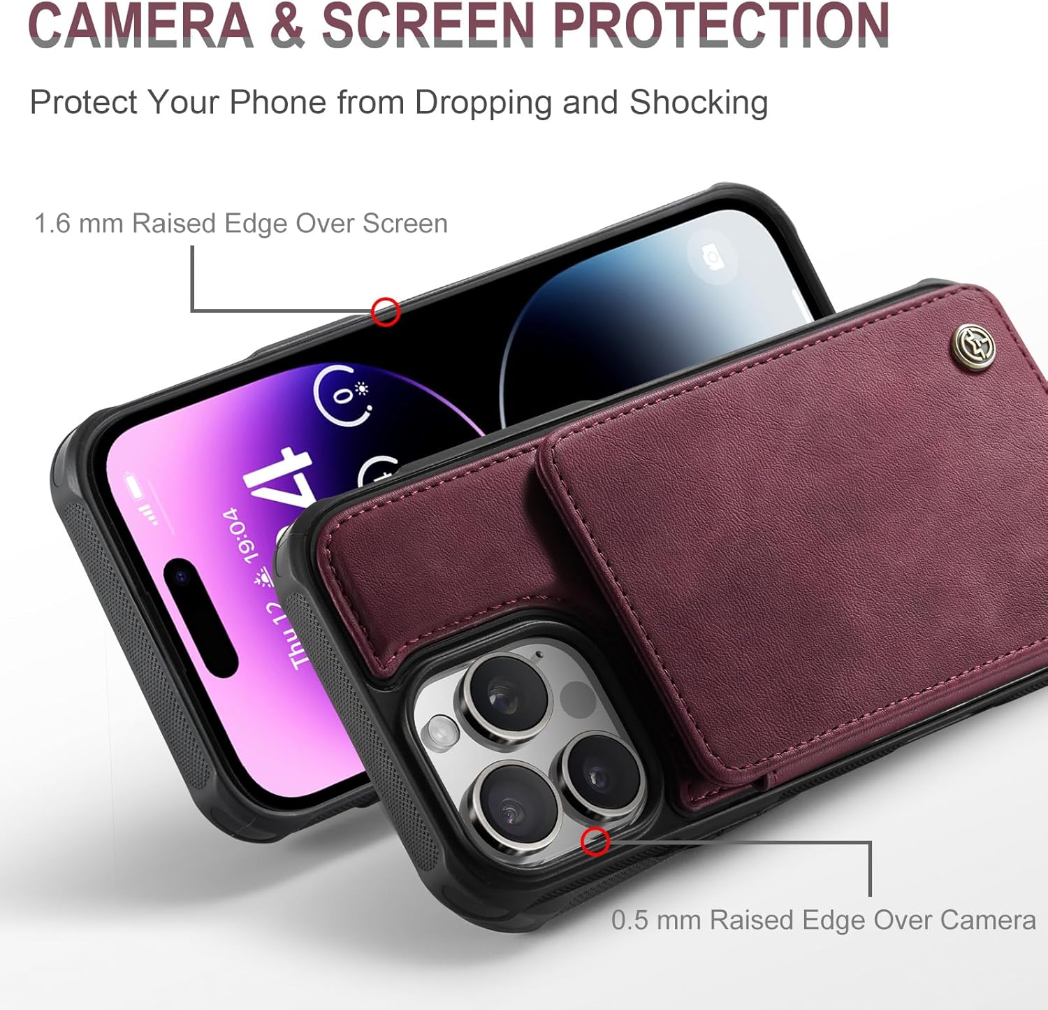 Vinich Apple iPhone 13 Pro - Burgundy