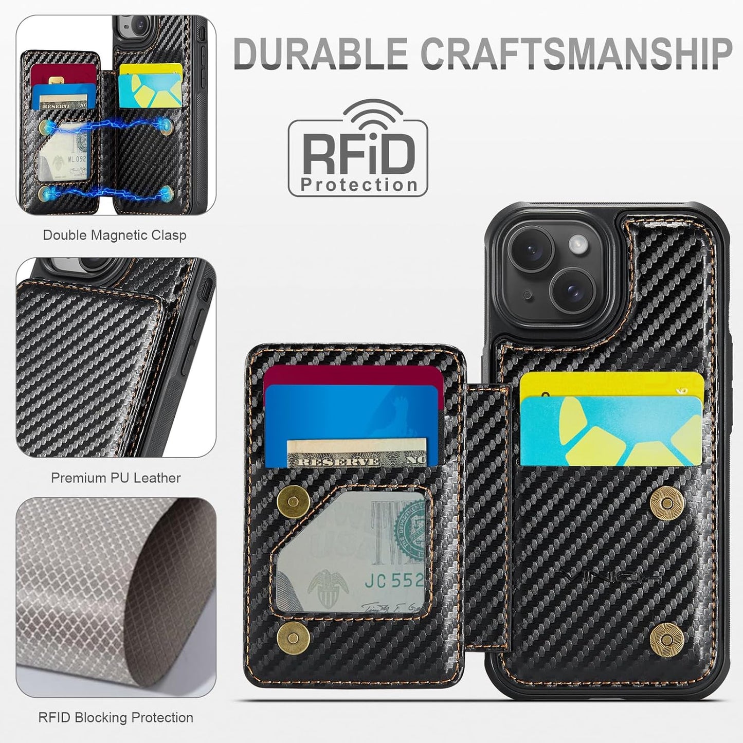Vinich Apple iPhone 15 - Carbon Black