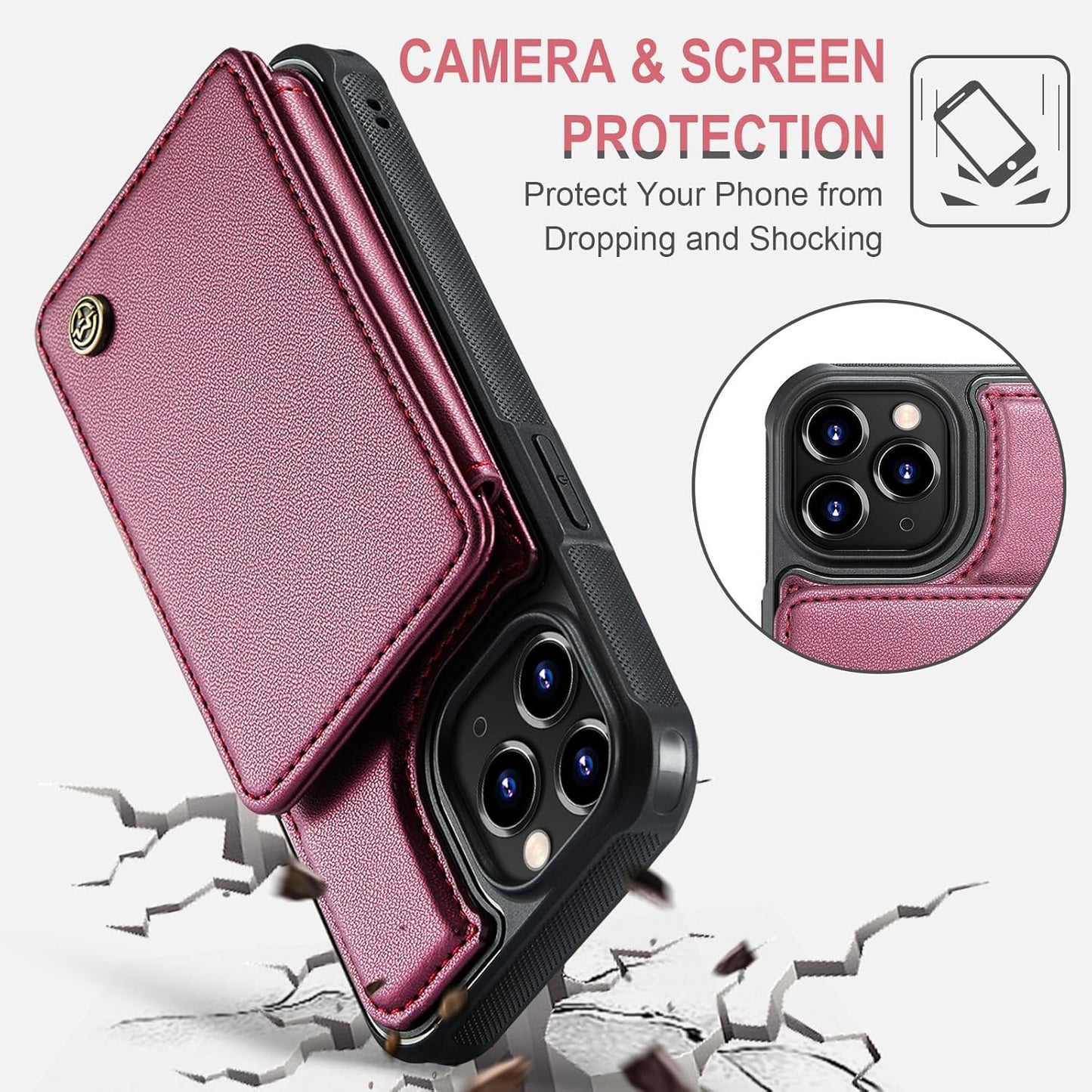 Vinich Apple iPhone 11 Pro Max - Wine Red