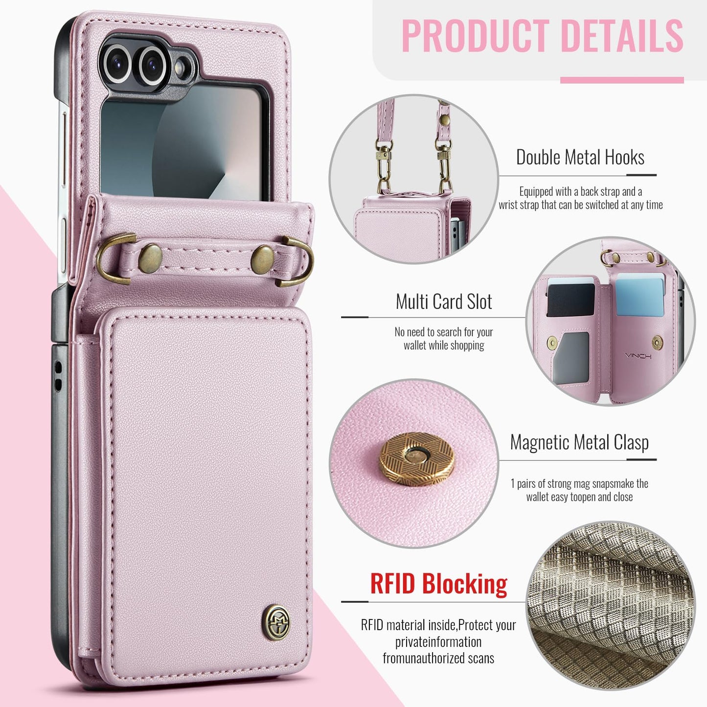 Samsung Galaxy Z Flip 6 - Rose Gold