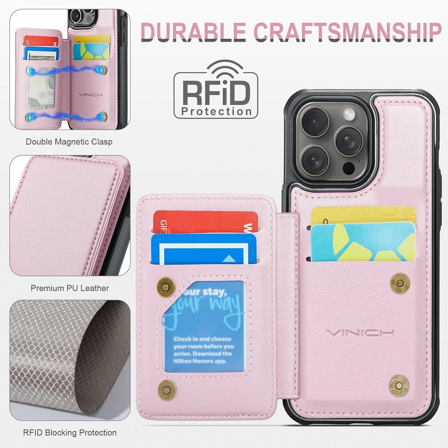 Vinich Apple iPhone 14 Pro - Rose Gold