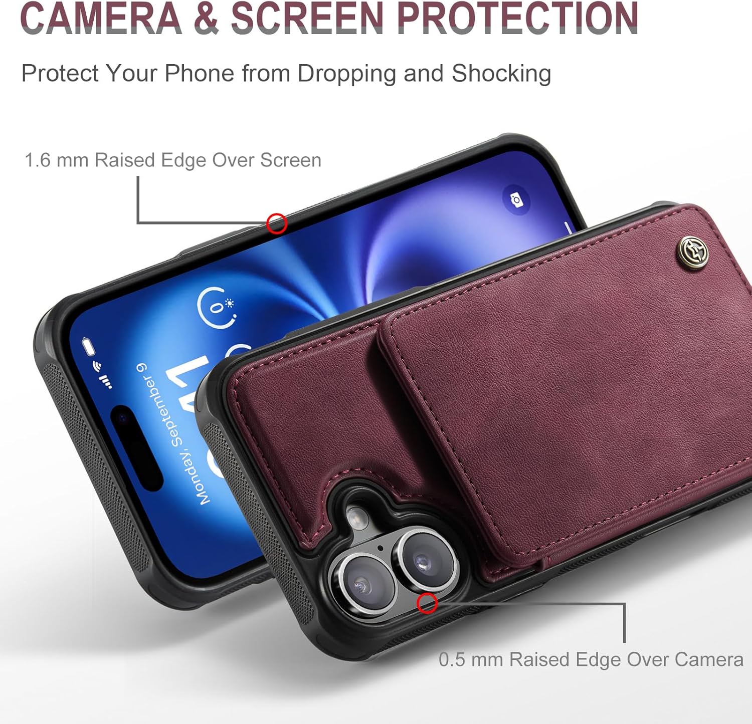 Vinich Apple iPhone 16 Plus - Burgundy