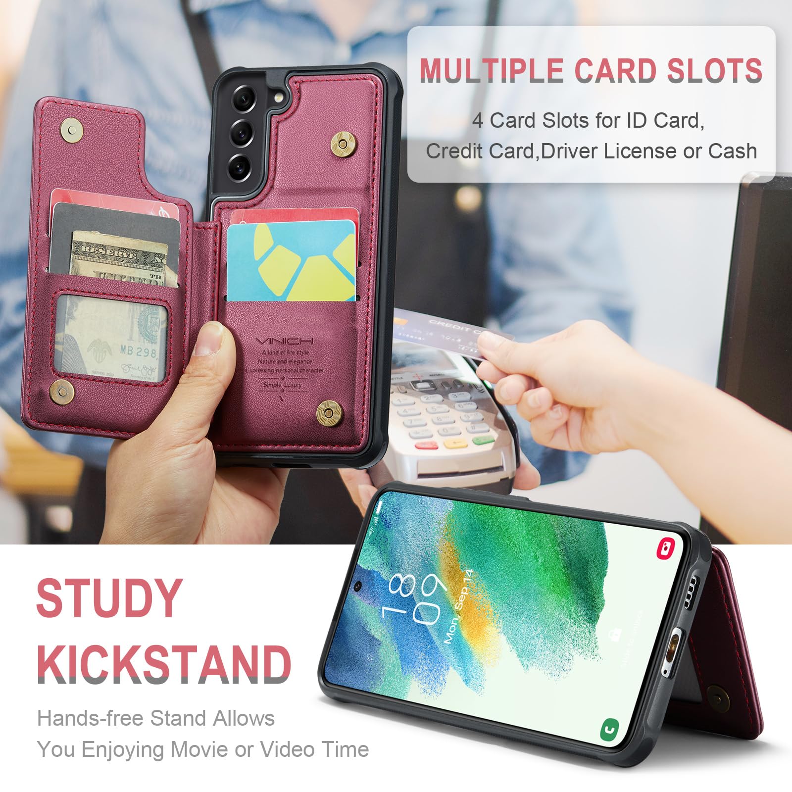 Samsung Galaxy S21 FE - Wine Red