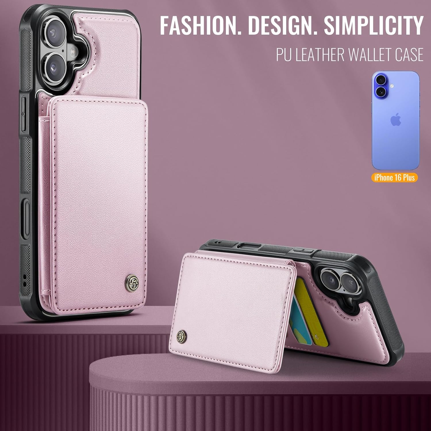 Vinich Apple iPhone 16 Plus - Rose Gold
