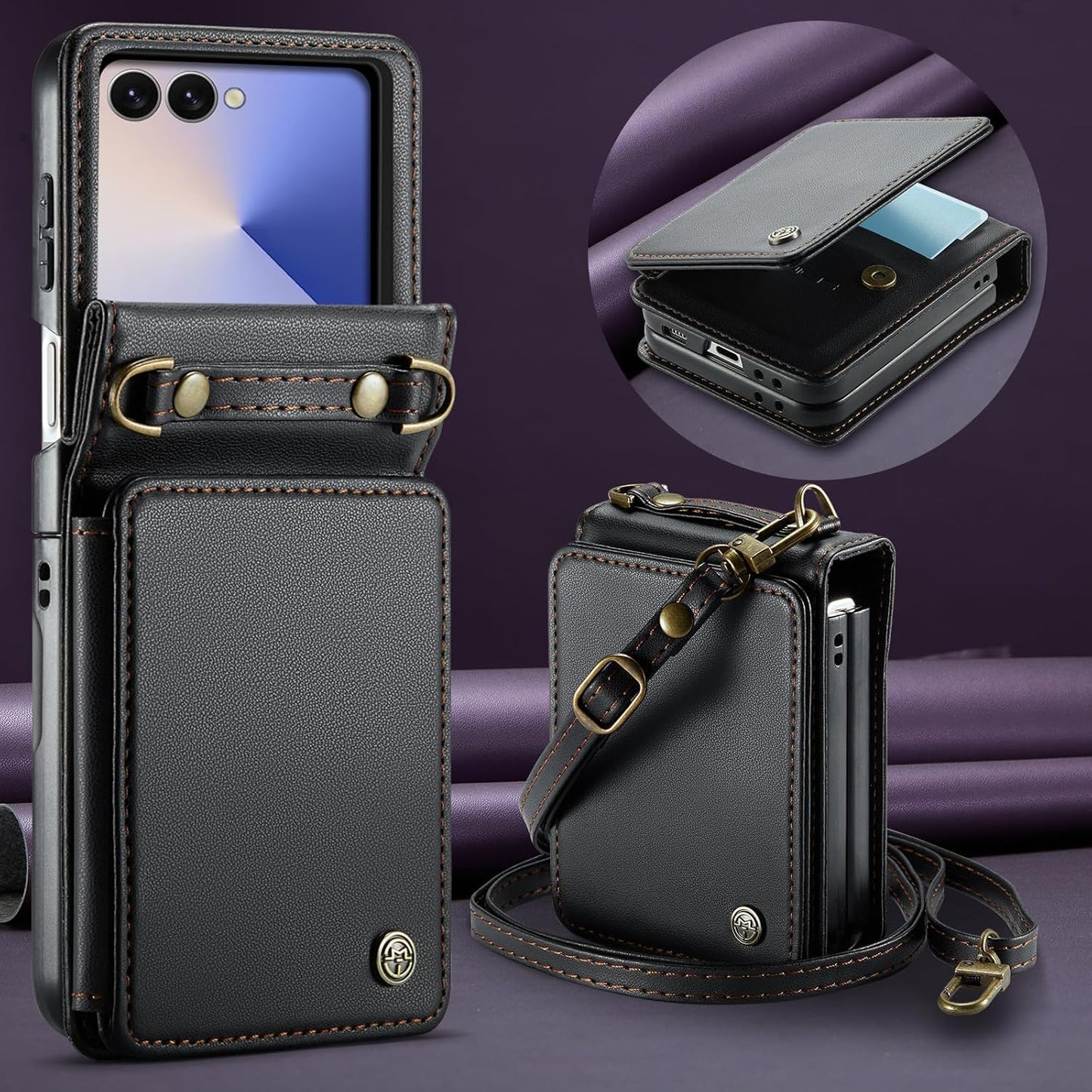 Vinich Samsung Galaxy Z Flip 7 - Black