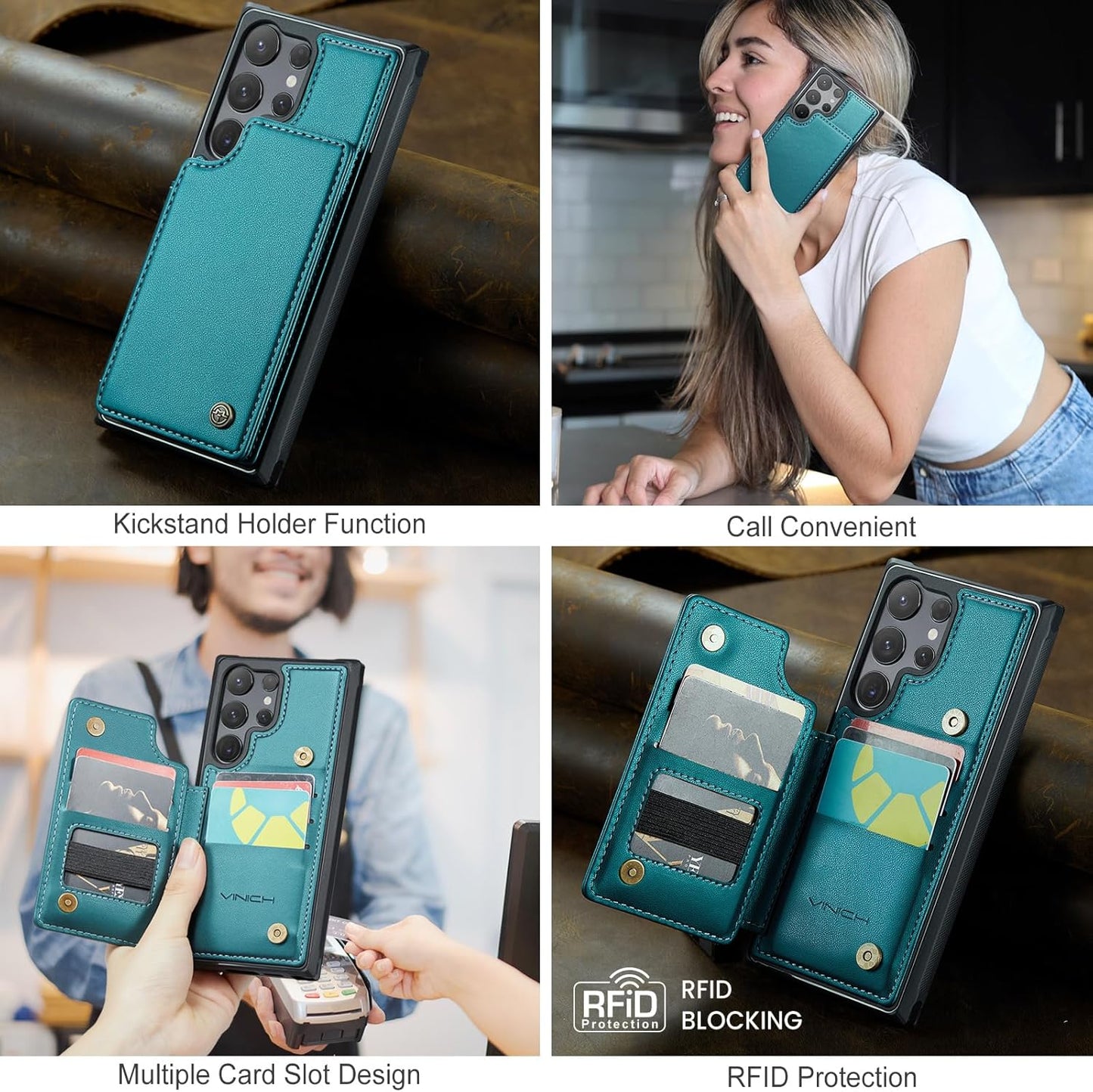 Vinich Samsung Galaxy S25 Ultra - Bluish Green