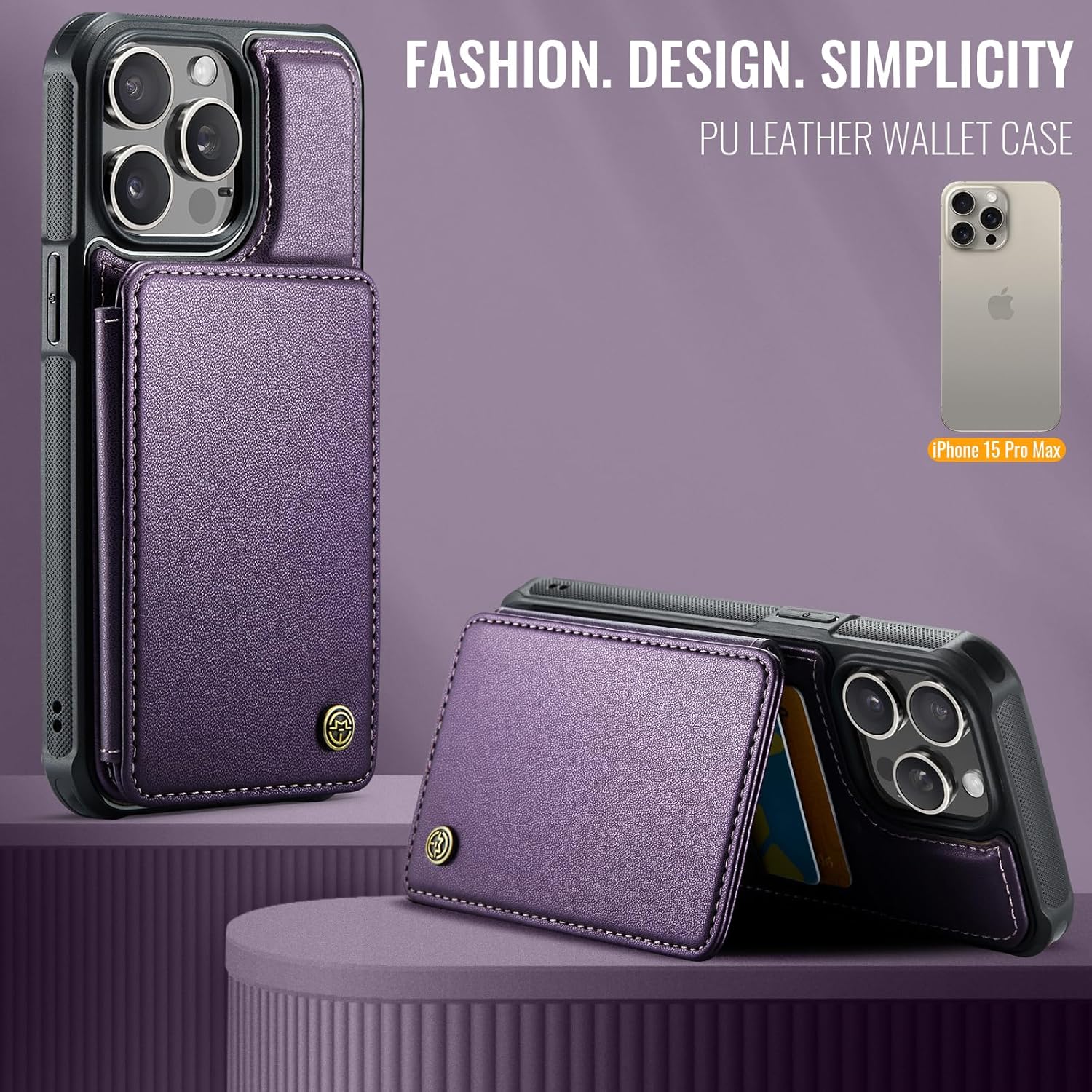Vinich Apple iPhone 15 Pro Max - Purple