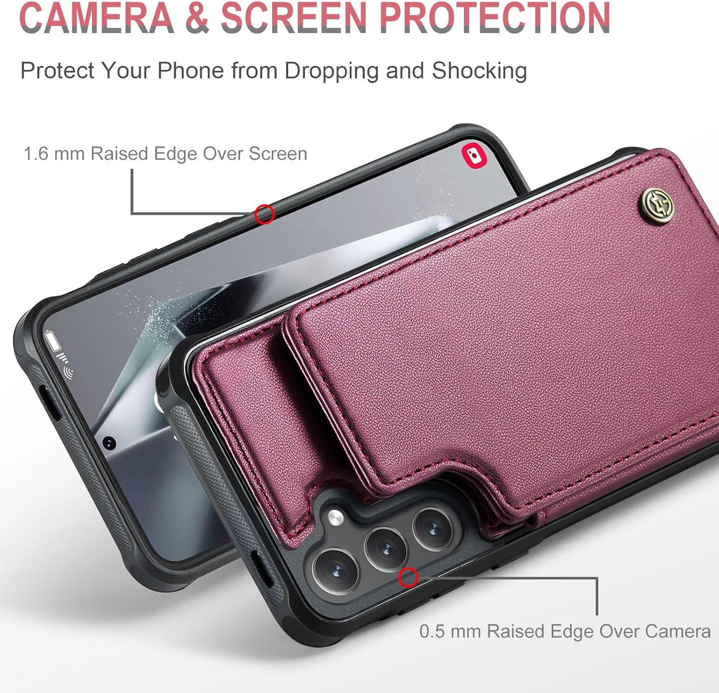Vinich Samsung Galaxy S25 Plus - Wine Red