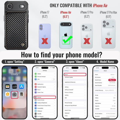 Vinich Apple iPhone 17 Air - Carbon Black
